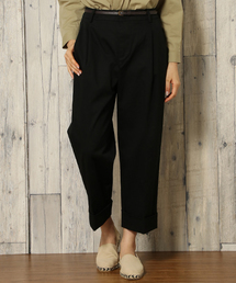 LBC | ベルト付裾ダブルストレートパンツ(その他パンツ)