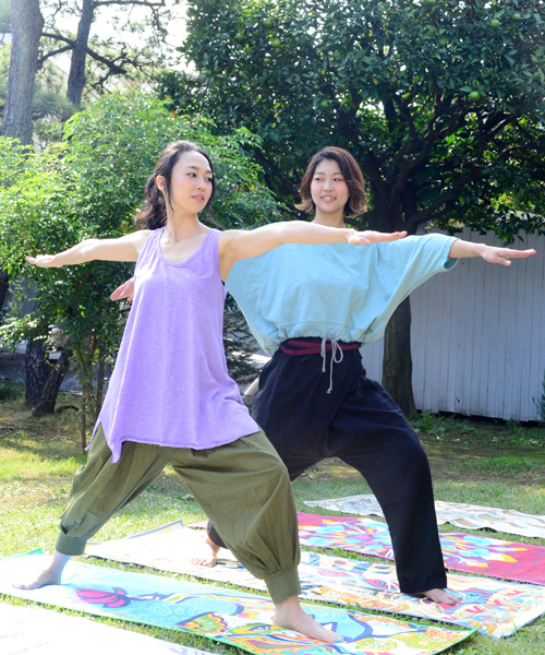 チャイハネ(チャイハネ)の「【チャイハネ】yul チャクラ丹田ラップパンツ(その他パンツ・レディース・ブルー/グレー/レッド/ブラック/カーキ/ベージュ・FREE)」の9枚目の写真