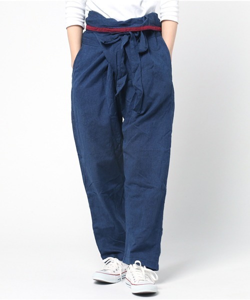 チャイハネ(チャイハネ)の「【チャイハネ】yul チャクラ丹田ラップパンツ(その他パンツ・レディース・ブルー/グレー/レッド/ブラック/カーキ/ベージュ・FREE)」の5枚目の写真