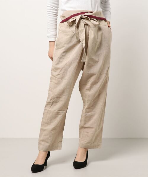 チャイハネ(チャイハネ)の「【チャイハネ】yul チャクラ丹田ラップパンツ(その他パンツ・レディース・ブルー/グレー/レッド/ブラック/カーキ/ベージュ・FREE)」の12枚目の写真