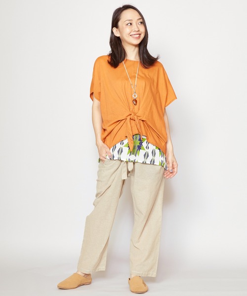 チャイハネ(チャイハネ)の「【チャイハネ】yul チャクラ丹田ラップパンツ(その他パンツ・レディース・ブルー/グレー/レッド/ブラック/カーキ/ベージュ・FREE)」の13枚目の写真