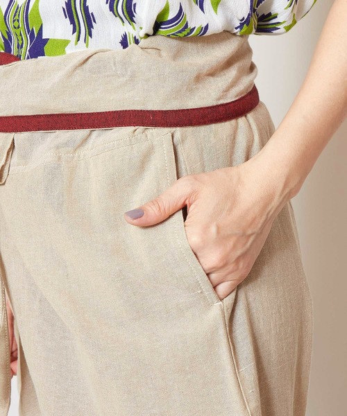 チャイハネ(チャイハネ)の「【チャイハネ】yul チャクラ丹田ラップパンツ(その他パンツ・レディース・ブルー/グレー/レッド/ブラック/カーキ/ベージュ・FREE)」の18枚目の写真