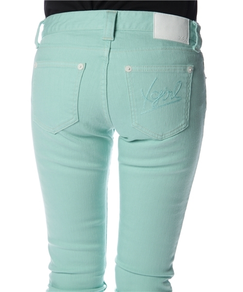 X-girl（エックスガール）の「PASTEL SLIM PANT（その他パンツ・レディース・ライトグリーン/パープル・0/1/2）」の6枚目の写真