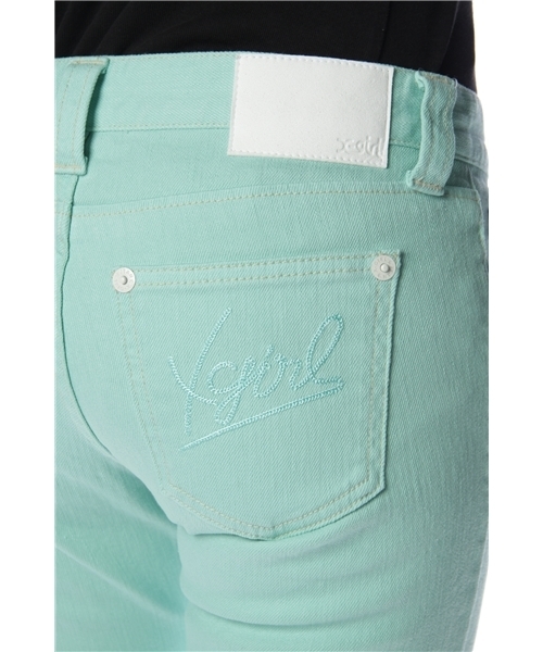 X-girl（エックスガール）の「PASTEL SLIM PANT（その他パンツ・レディース・ライトグリーン/パープル・0/1/2）」の7枚目の写真