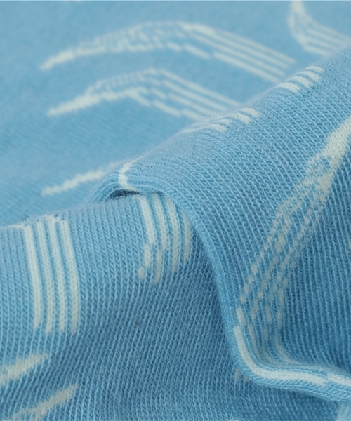 Ne-net(ネネット)の「しばふソックス(ソックス/靴下・レディース・オフホワイト/ブルー/イエロー・03/02)」の4枚目の写真