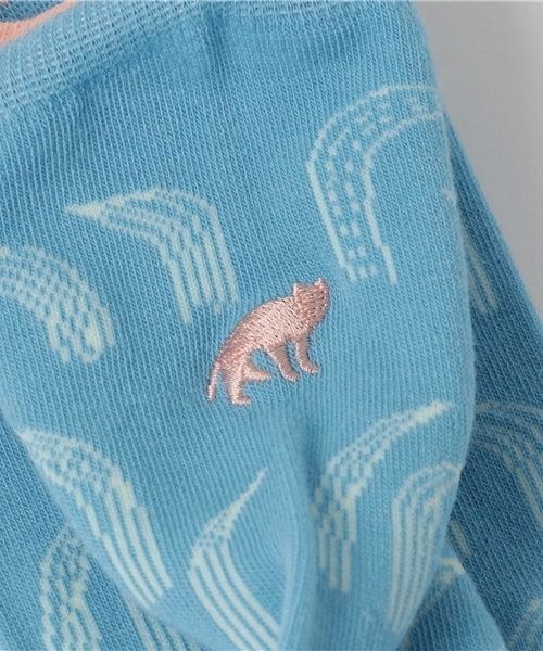 Ne-net(ネネット)の「しばふソックス(ソックス/靴下・レディース・オフホワイト/ブルー/イエロー・03/02)」の5枚目の写真