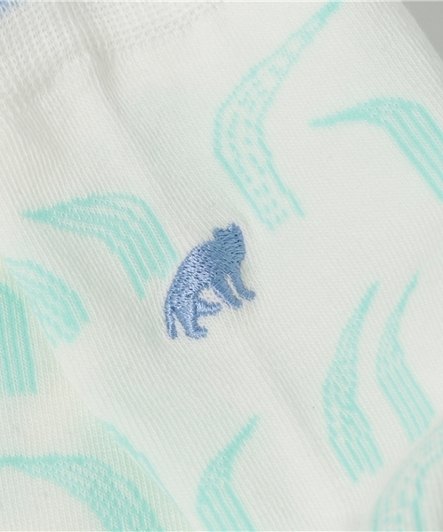 Ne-net(ネネット)の「しばふソックス(ソックス/靴下・レディース・オフホワイト/ブルー/イエロー・03/02)」の7枚目の写真