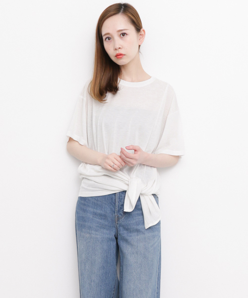 Kbf ケイビーエフ の Kbf 裾絞りtee Tシャツ カットソー Wear