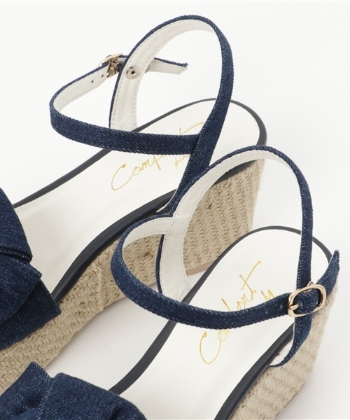 ASZAKKA（アザッカ）の「ギュっと♪ウエッジＳＤ【靴】（サンダル・レディース・ブラック/ホワイト/レッド/ブルー・L/M）」の9枚目の写真