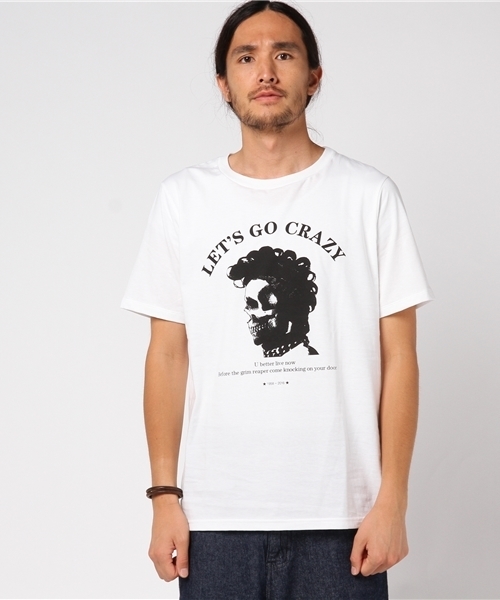 ナンバーナイン　let’s go crazy t シャツ セール】T-SHIRTS_LET'S GO CRAZY(Tシャツ)（Tシャツ/カットソー