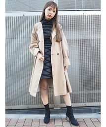 MURUA | ノーカラールーズコート(その他アウター)