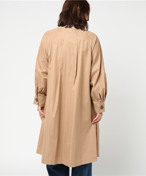 MURUA（ムルーア）の「ノーカラールーズコート（その他アウター・レディース・ベージュ/カーキ・1/2）」の4枚目の写真