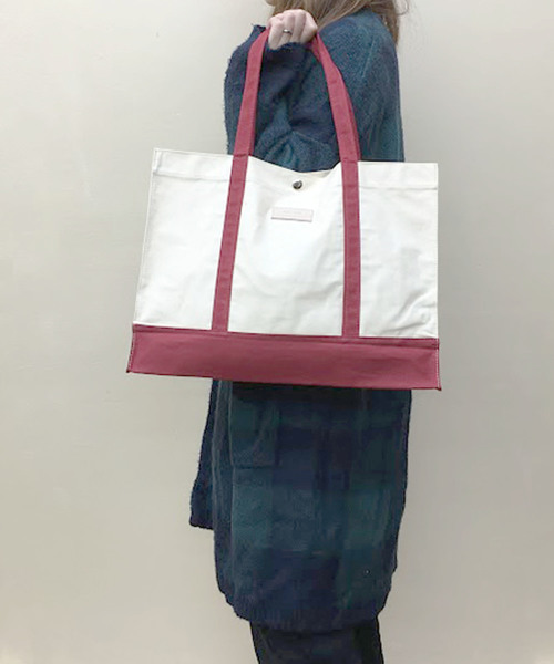 BICASH（ビカーシ）の「【BICASH/ビカーシ】キャンバストートバッグ/#B805（トートバッグ・レディース・ホワイト系その他/ホワイト系その他2・FREE）」の7枚目の写真