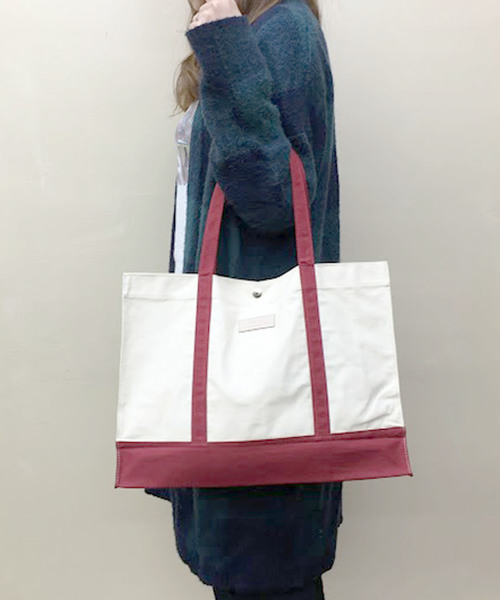 BICASH（ビカーシ）の「【BICASH/ビカーシ】キャンバストートバッグ/#B805（トートバッグ・レディース・ホワイト系その他/ホワイト系その他2・FREE）」の8枚目の写真