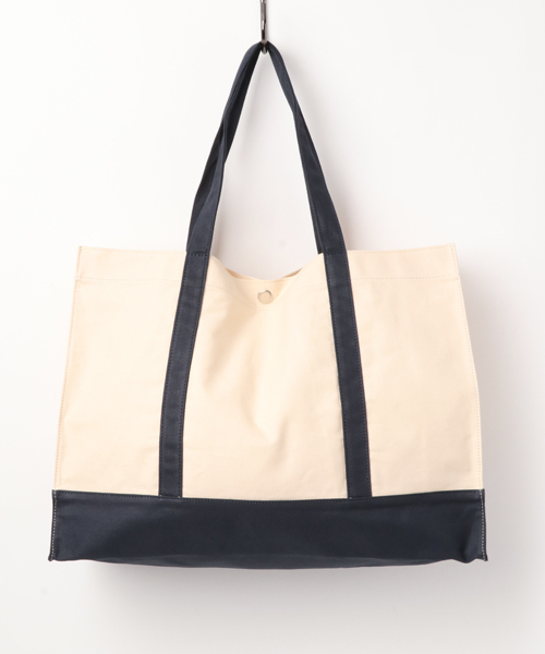 BICASH（ビカーシ）の「【BICASH/ビカーシ】キャンバストートバッグ/#B805（トートバッグ・レディース・ホワイト系その他/ホワイト系その他2・FREE）」の4枚目の写真