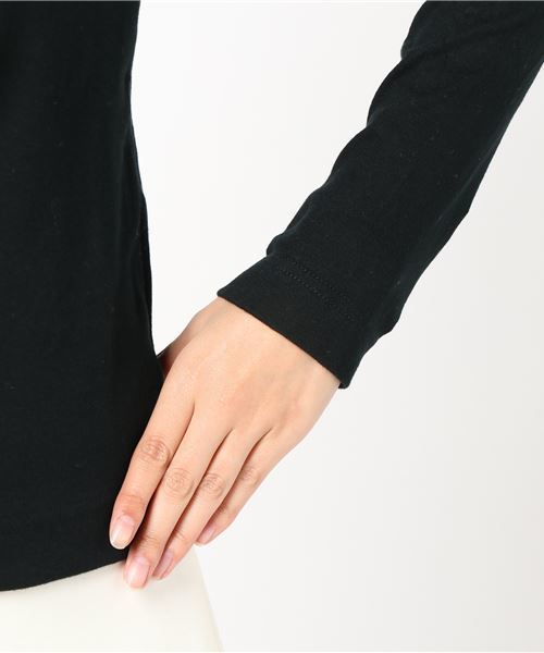 DOUBLE STANDARD CLOTHING(ダブルスタンダードクロージング)の「DSC フライス表起毛スター刺繍トップス(Tシャツ/カットソー・レディース・ブラック/グレー/オフホワイト・38/36)」の6枚目の写真