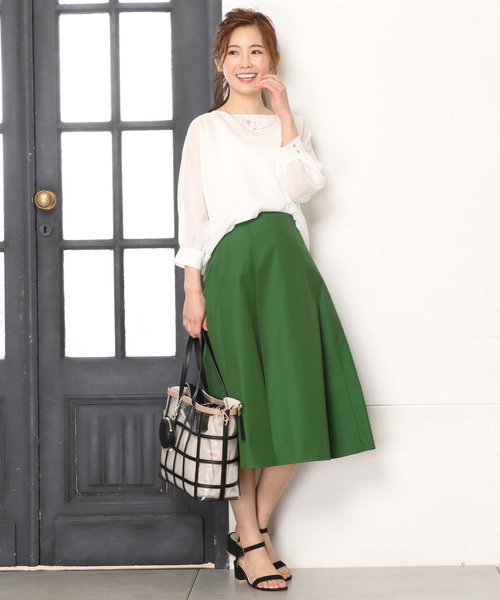 un dix cors(アンディコール)の「ラップランダムフレアスカート(スカート・レディース・ネイビー/カーキ/ピンク・FREE)」の11枚目の写真