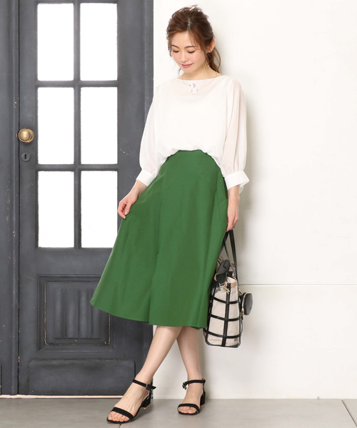 un dix cors(アンディコール)の「ラップランダムフレアスカート(スカート・レディース・ネイビー/カーキ/ピンク・FREE)」の15枚目の写真