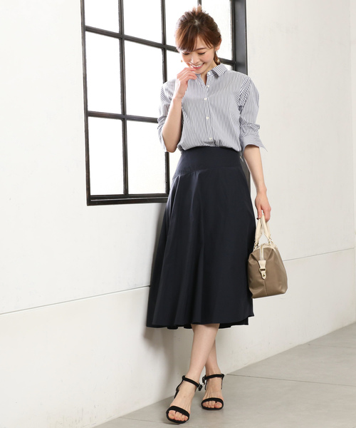 un dix cors(アンディコール)の「ラップランダムフレアスカート(スカート・レディース・ネイビー/カーキ/ピンク・FREE)」の20枚目の写真