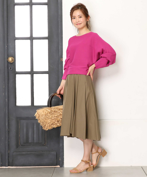 un dix cors(アンディコール)の「ラップランダムフレアスカート(スカート・レディース・ネイビー/カーキ/ピンク・FREE)」の22枚目の写真