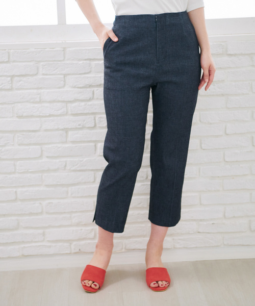 ROPE' PICNIC（ロペピクニック）の「【50TH SPECIAL COLLECTION 辻直子監修】【million ice(R)】デニムパンツ（デニムパンツ・レディース・ネイビー/ブルー・36/38）」の2枚目の写真