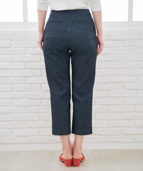 ROPE' PICNIC（ロペピクニック）の「【50TH SPECIAL COLLECTION 辻直子監修】【million ice(R)】デニムパンツ（デニムパンツ・レディース・ネイビー/ブルー・36/38）」の4枚目の写真