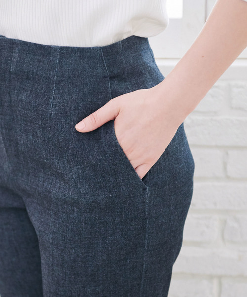 ROPE' PICNIC（ロペピクニック）の「【50TH SPECIAL COLLECTION 辻直子監修】【million ice(R)】デニムパンツ（デニムパンツ・レディース・ネイビー/ブルー・36/38）」の6枚目の写真