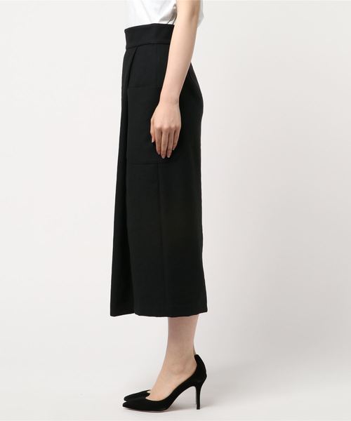 NOLLEY’S（ノーリーズ）の「ラップ風タイトスカート[BAILA/CLASSY/With掲載]（スカート・レディース・ブラック/ブルー/キャメル・36/38/34）」の4枚目の写真