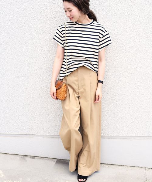 SHIPS（シップス）の「バックボタンプルオーバー◇（Tシャツ/カットソー・レディース・ライトホワイト/ネイビー/レッド/ナチュラル・ONE SIZE）」の5枚目の写真