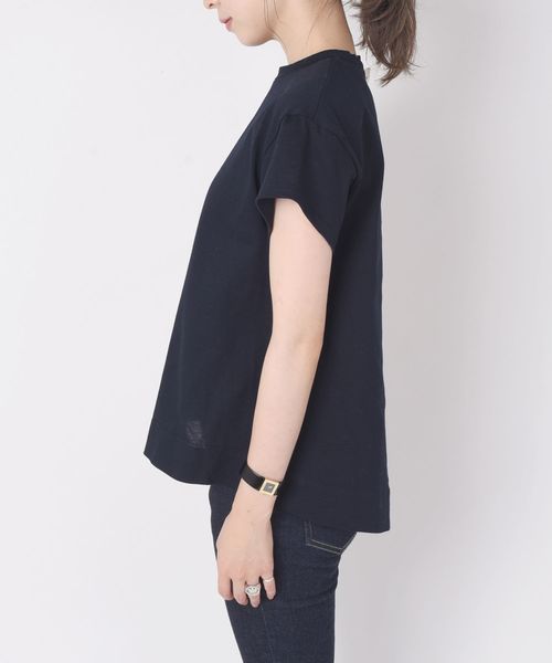 SHIPS（シップス）の「バックボタンプルオーバー◇（Tシャツ/カットソー・レディース・ライトホワイト/ネイビー/レッド/ナチュラル・ONE SIZE）」の9枚目の写真