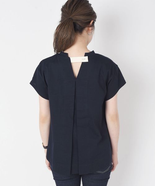 SHIPS（シップス）の「バックボタンプルオーバー◇（Tシャツ/カットソー・レディース・ライトホワイト/ネイビー/レッド/ナチュラル・ONE SIZE）」の10枚目の写真