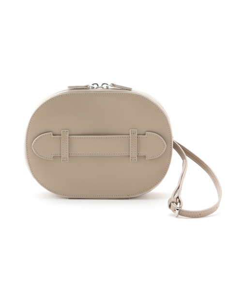 YAHKI(ヤーキ)の「【YAHKI】ROUND CLUTCH(クラッチバッグ・レディース・ブラック/ベージュ系その他/レッド・FREE)」の2枚目の写真