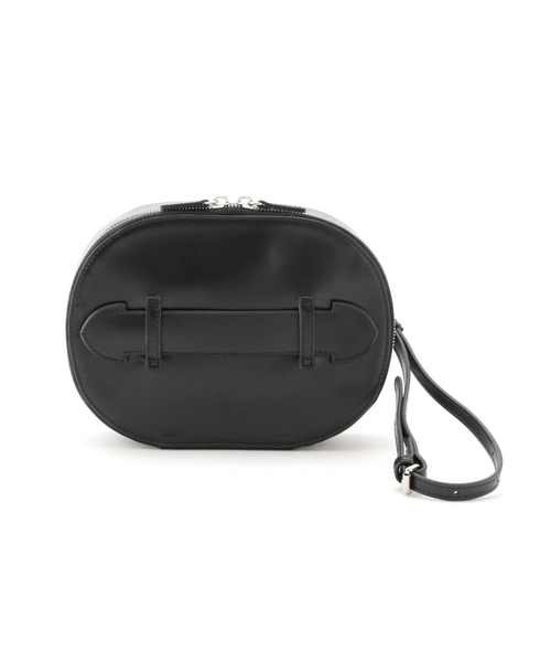 YAHKI(ヤーキ)の「【YAHKI】ROUND CLUTCH(クラッチバッグ・レディース・ブラック/ベージュ系その他/レッド・FREE)」の1枚目の写真