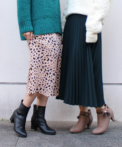 JELLY BEANS(ジェリービーンズ)の「2wayミンクファー金具ベルトブーツ(204-2291)JELLY BEANS(ジェリービーンズ)(ブーツ・レディース・ブラック/ブラック系その他/グレイッシュベージュ・LL/SS/S/M/L)」の12枚目の写真