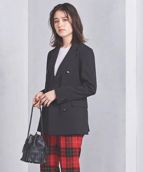 UNITED ARROWS(ユナイテッドアローズ)の「UBCB R/W 6ボタン ジャケット(テーラードジャケット・レディース・ブラウン/ブラック・40/36/38)」の2枚目の写真