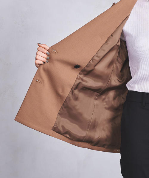 UNITED ARROWS(ユナイテッドアローズ)の「UBCB R/W 6ボタン ジャケット(テーラードジャケット・レディース・ブラウン/ブラック・40/36/38)」の11枚目の写真