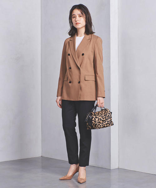 UNITED ARROWS(ユナイテッドアローズ)の「UBCB R/W 6ボタン ジャケット(テーラードジャケット・レディース・ブラウン/ブラック・40/36/38)」の3枚目の写真