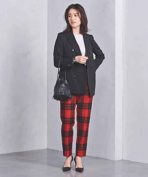 UNITED ARROWS(ユナイテッドアローズ)の「UBCB R/W 6ボタン ジャケット(テーラードジャケット・レディース・ブラウン/ブラック・40/36/38)」の4枚目の写真