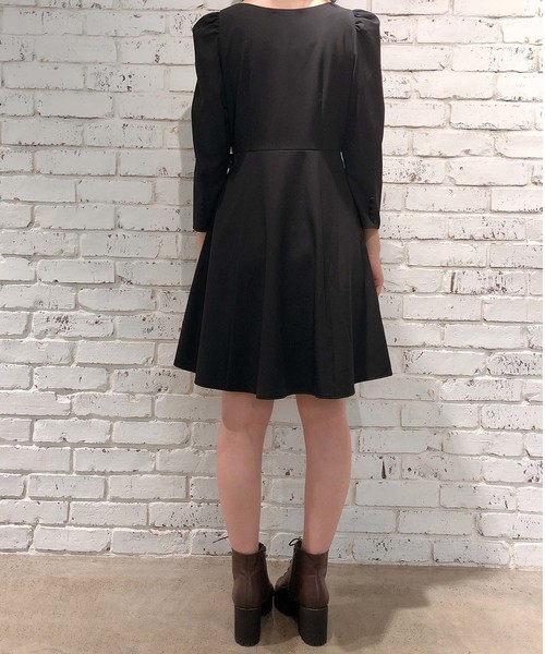 one after another NICE CLAUP(ワンアフターアナザーナイスクラップ)の「カシュクール OTONAワンピース(ワンピース・レディース・ブラック/グリーン/ホワイト系その他/ブルー系その他・FREE)」の10枚目の写真