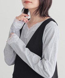 osharewalker | 『2wayデザインレースロンT』(Tシャツ/カットソー)