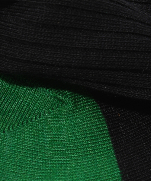 UNITED ARROWS（ユナイテッドアローズ）の「UAW W/RIB 2TNクルー◆◆◆（ソックス/靴下・レディース・オフホワイト/ブラック/ダークグレー/ベージュ/レッド/ネイビー・フリー）」の9枚目の写真