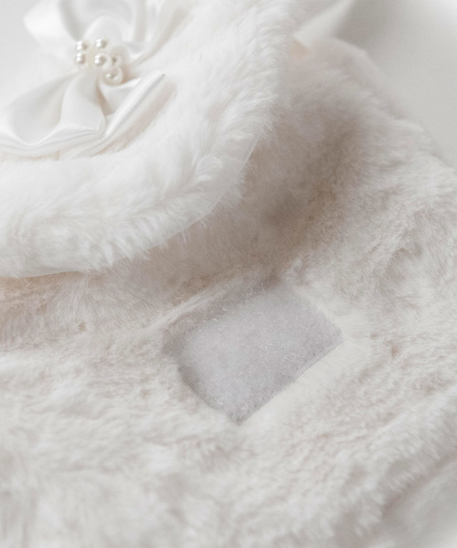Catherine Cottage（キャサリンコテージ）の「ファーポシェット（ショルダーバッグ・キッズ・オフホワイト・FREE）」の3枚目の写真