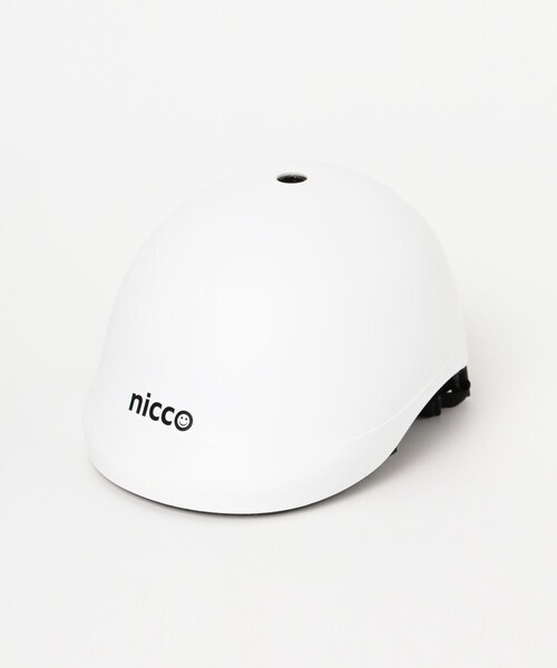 こども ビームス（コドモビームス）の「【別注】nicco / キッズ ヘルメット L（52～56cm）（スポーツグッズ・キッズ・ホワイト/ブラック/インディゴブルー・ONE SIZE）」の5枚目の写真