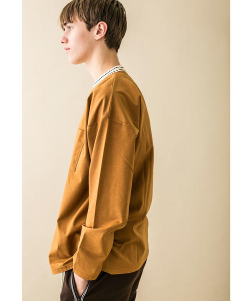 MONKEY TIME(モンキータイム)の「<monkey time> SIL/TJK LINE MOCKNECK LONG SLEEVE/Tシャツ(Tシャツ/カットソー・メンズ・ブラック/ブラウン・M/S/L)」の10枚目の写真