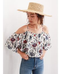 Ungrid | エスニックフラワーオフショルブラウス(シャツ/ブラウス)