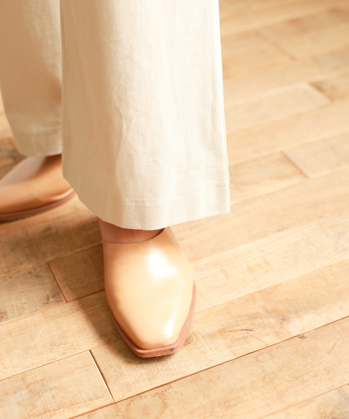 Auntie Rosa(アンティローザ)の「【Auntie Rosa】タックコットンパンツ(デニムパンツ・レディース・ホワイト/カーキ・FREE)」の9枚目の写真