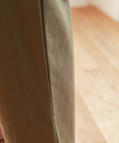 Auntie Rosa(アンティローザ)の「【Auntie Rosa】タックコットンパンツ(デニムパンツ・レディース・ホワイト/カーキ・FREE)」の17枚目の写真