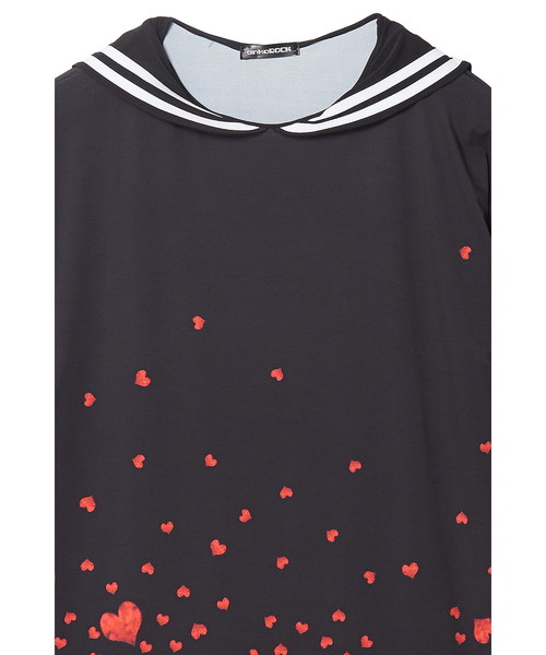 ankoROCK（アンコロック）の「バラバラハートラインセーラーＴシャツ -メガビッグ-（Tシャツ/カットソー・メンズ・A・ONE SIZE）」の11枚目の写真