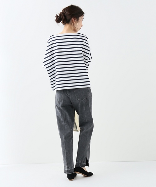 IENA Denimリボンベルテッドパンツ 38サイズ Denimリボンベルテッドパンツ（デニムパンツ・ジーンズ）｜IENA