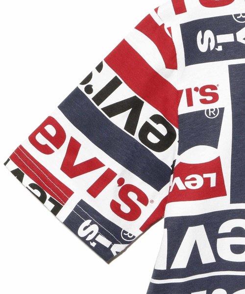 Levi's（リーバイス）の「リーバイス(R)キッズ バットウィング総柄ロゴTシャツ(身長130-150cm)（Tシャツ/カットソー・キッズ・マルチ・S/M/L）」の4枚目の写真